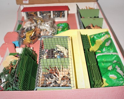Lot 712 - Playcraft Zoo no.110 (wooden made) with a very...