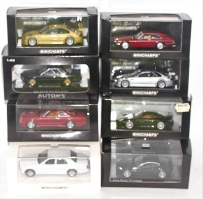 Lot 2341 - A group of 8 Minichamps boxed cars, to include...