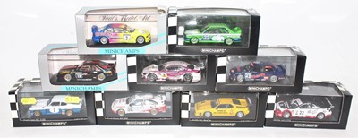 Lot 2347 - A group of 9 Minichamps boxed rally cars to...