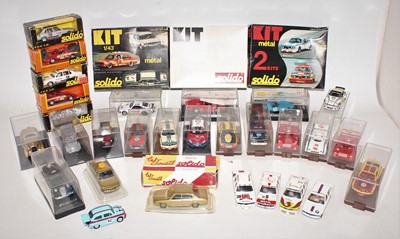 Lot 2348 - A group of 32 unboxed and boxed Solido cars,...