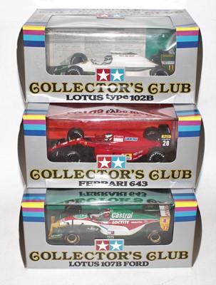 Lot 2353 - A group of 3 Tamiya Collectors Club racing...