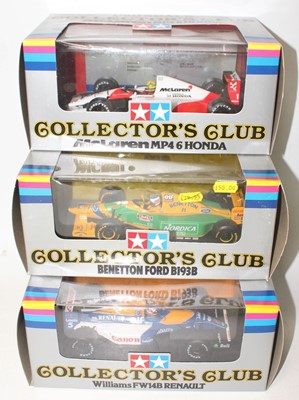 Lot 2354 - A group of 3 Tamiya Collectors Club racing...