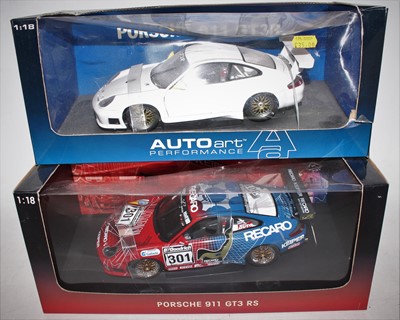 Lot 2356 - A group of 2x 1:18 scale models to include...