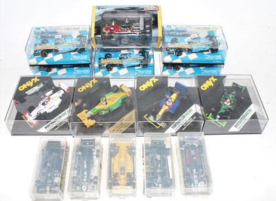 Lot 2362 - A group of boxed racing cars by Onyx,...