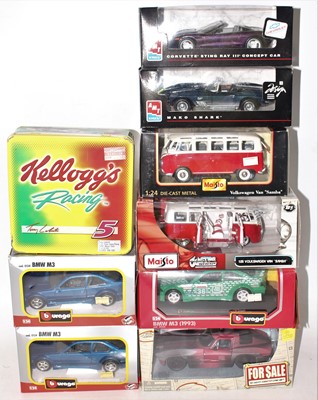 Lot 2396 - A group of 9 diecast models in boxes as...