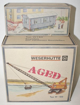 Lot 944 - An NZG boxed construction vehicle and...
