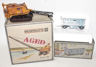 Lot 944 - An NZG boxed construction vehicle and...