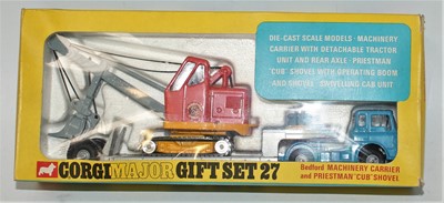 Lot 1241 - Corgi Toys Gift Set 27, Bedford Machinery...