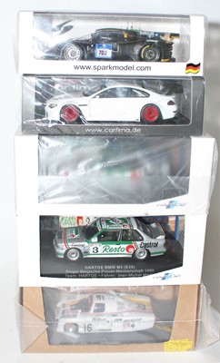 Lot 2377 - Five various boxed resin and diecast Spark...