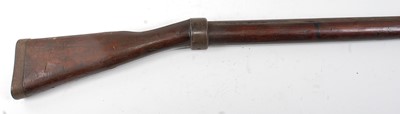 Lot 2282 - An unmarked WW II bayonet training rifle,...