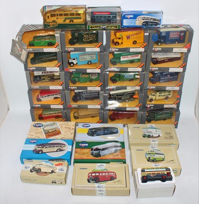 Lot 2417 - A large quantity of 33 boxed, mainly Corgi...