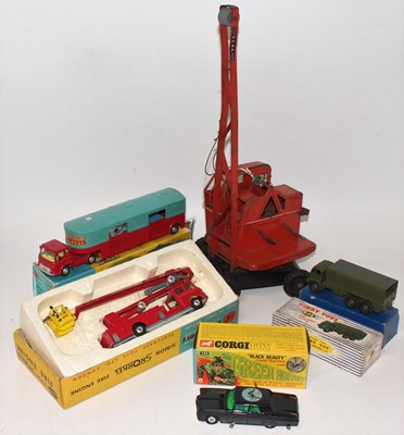 Lot 1242 - Mixed group of 5 diecast and tinplate models...