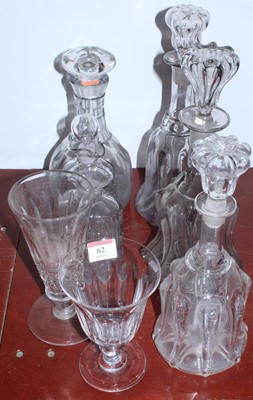 Lot 62 - A collection of glassware to include Regency...