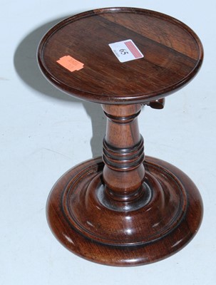 Lot 65 - A Victorian rosewood telescopic pedestal, the...