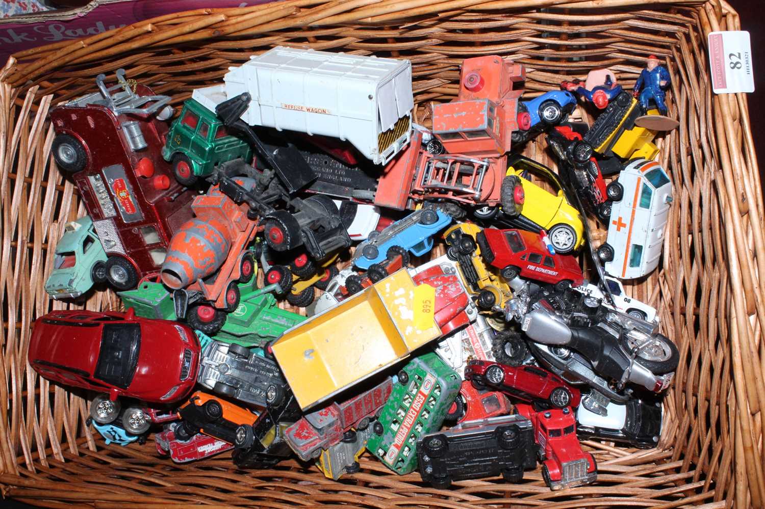 Lot 82 - A collection of loose and playworn diecast toy...