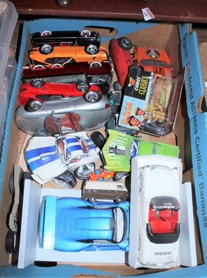 Lot 85 - Four boxes of miscellaneous items to include...