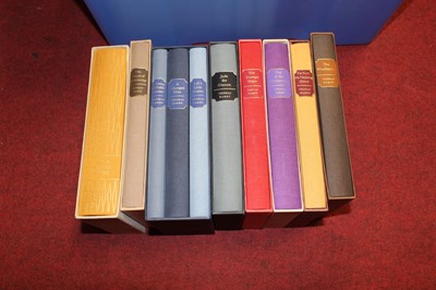 Lot 97 - Two boxes of miscellaneous Folio Society books...
