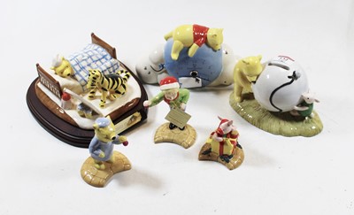 Lot 132 - A collection of six Royal Doulton Winnie the...