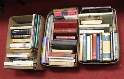 Lot 159 - Three boxes of miscellaneous books, mixed...