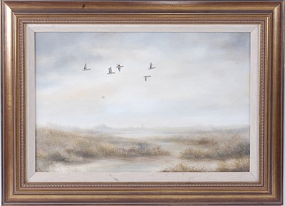 Lot 2597 - Tammo Lukkien, (20th century), Wildfowl over...