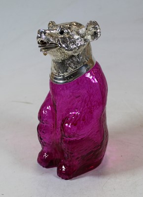 Lot 187 - A contemporary novelty claret jug in the form...