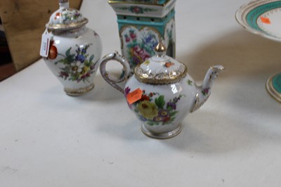 Lot 209 - A late 19th century Continental porcelain...