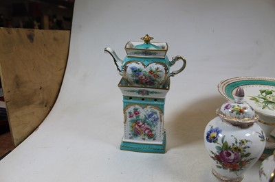 Lot 209 - A late 19th century Continental porcelain...