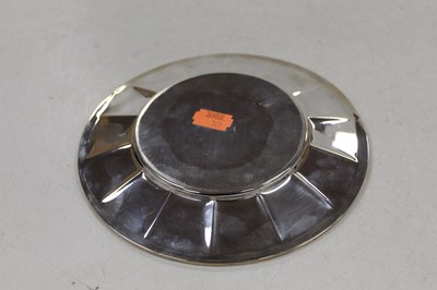 Lot 261 - A 19th century silver dish of circular form,...