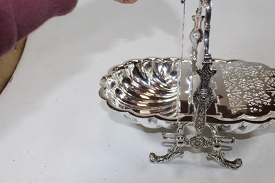 Lot 265 - A Victorian style silver plated warming dish,...