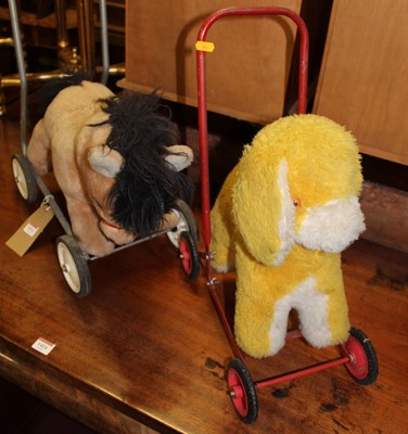 Lot 1413 - A mid-20th century plush upholstered child's...