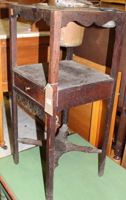 Lot 1440 - An early 19th century mahogany square wash...