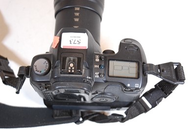 Lot 573 - A Canon E1S D60 digital camera with Canon...