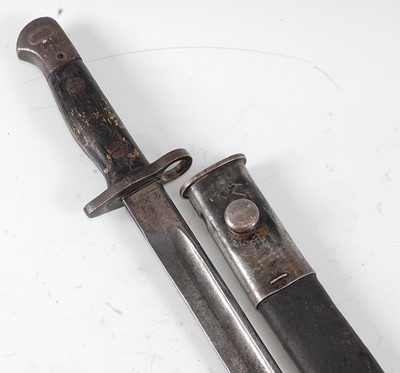 Lot 2259 - A British 1907 pattern bayonet, the 30cm...