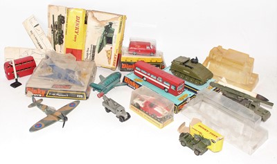 Lot 1456 - Dinky Toys group of 11 models, some boxed all...