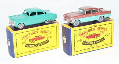 Lot 1658 - Matchbox group of 2 boxed models as follows:...