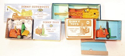 Lot 1458 - A group of 3 Dinky boxed models as follows: No....