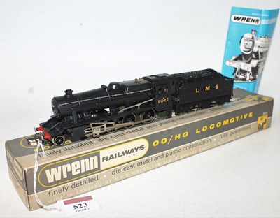 Lot 523 - W2225 Wrenn loco & tender 8F 2-8-0 LMS black...