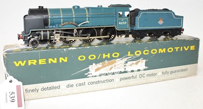 Lot 539 - W2273 Wrenn loco & tender ‘Royal Scot’ 4-6-0...