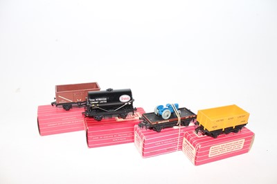 Lot 583 - Four Hornby-Dublo goods wagons all (NM-BE):...