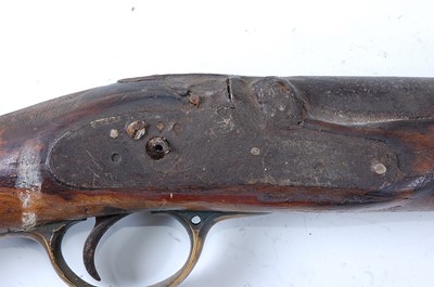 Lot 2537 - A 19th century percussion sporting gun, having...