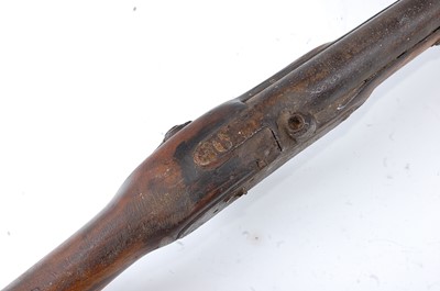 Lot 2537 - A 19th century percussion sporting gun, having...