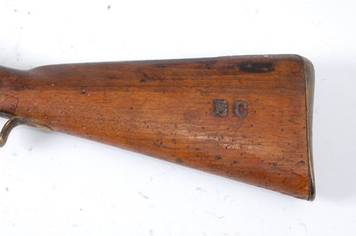 Lot 2537 - A 19th century percussion sporting gun, having...