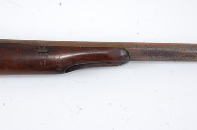 Lot 2537 - A 19th century percussion sporting gun, having...