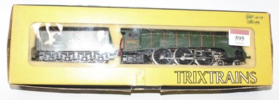 Lot 595 - Trix 4-6-2 A4 loco & tender ‘Merlin’ 60027 BR...