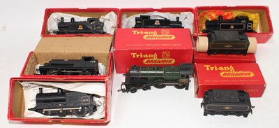 Lot 609 - Tray containing six 0-6-0 & 4-4-0 Triang locos...