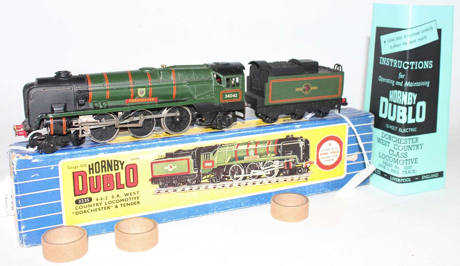 Lot 306 - Hornby Dublo 3225 4-6-2 West Country...