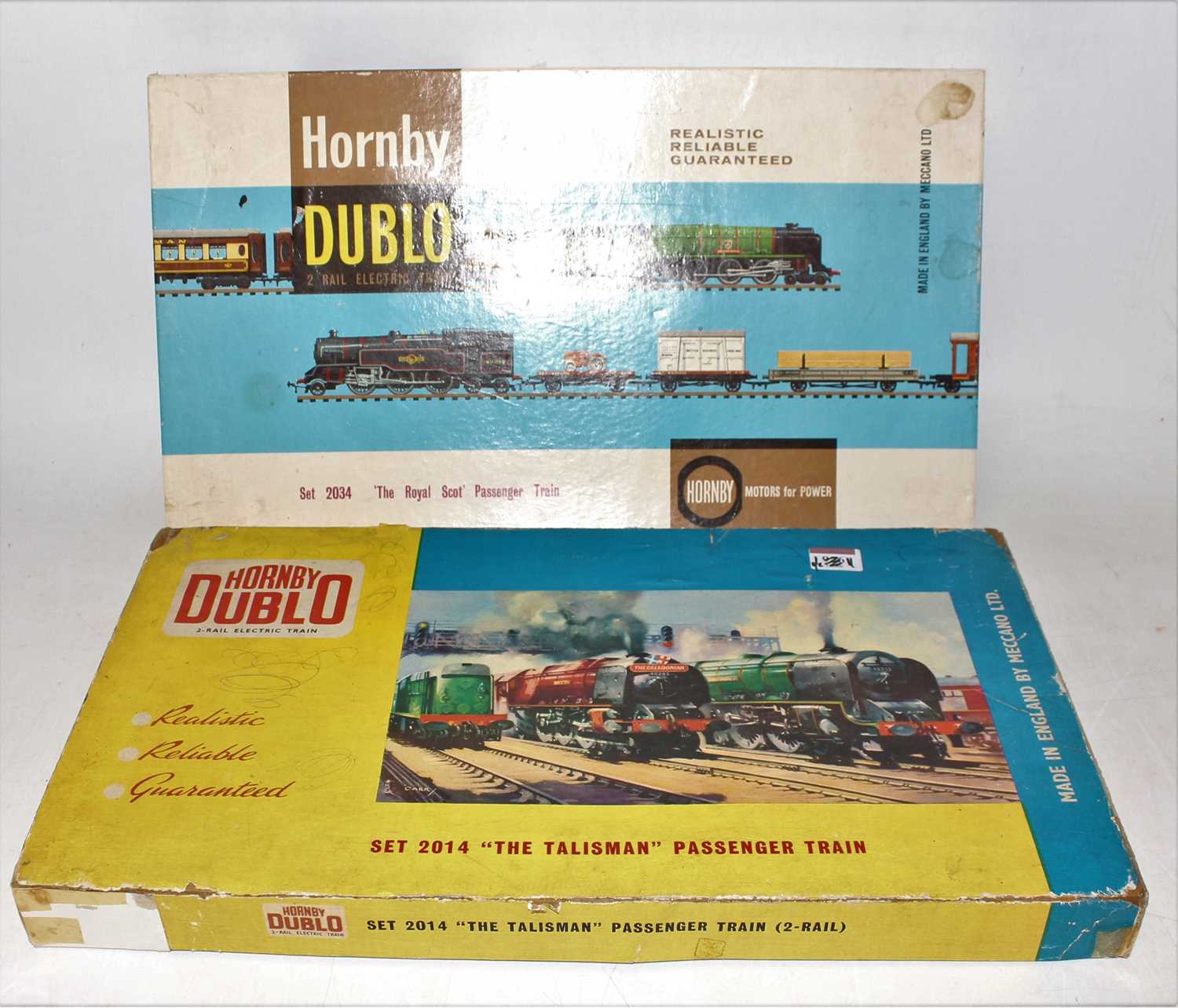Lot 452 - A Hornby Dublo mixed train group housed in...