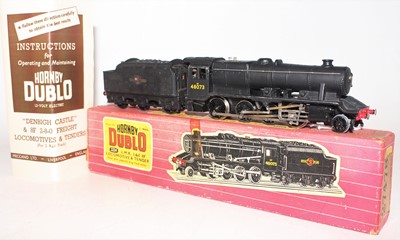 Lot 313 - Hornby Dublo 2224 2-rail locomotive and tender...