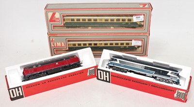 Lot 509 - A Jouef H0 scale SNCF blue and white Co-Co...