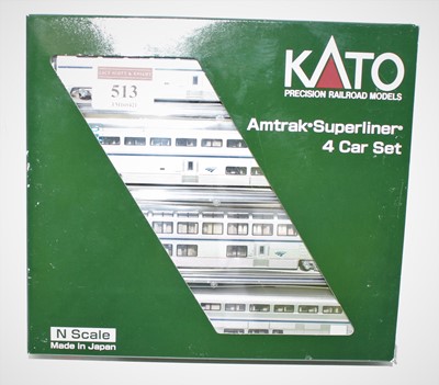 Lot 513 - A Kato N gauge No. 106-3516 model of an Amtrak...